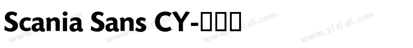 Scania Sans CY字体转换 Scania Sans CY字体转换